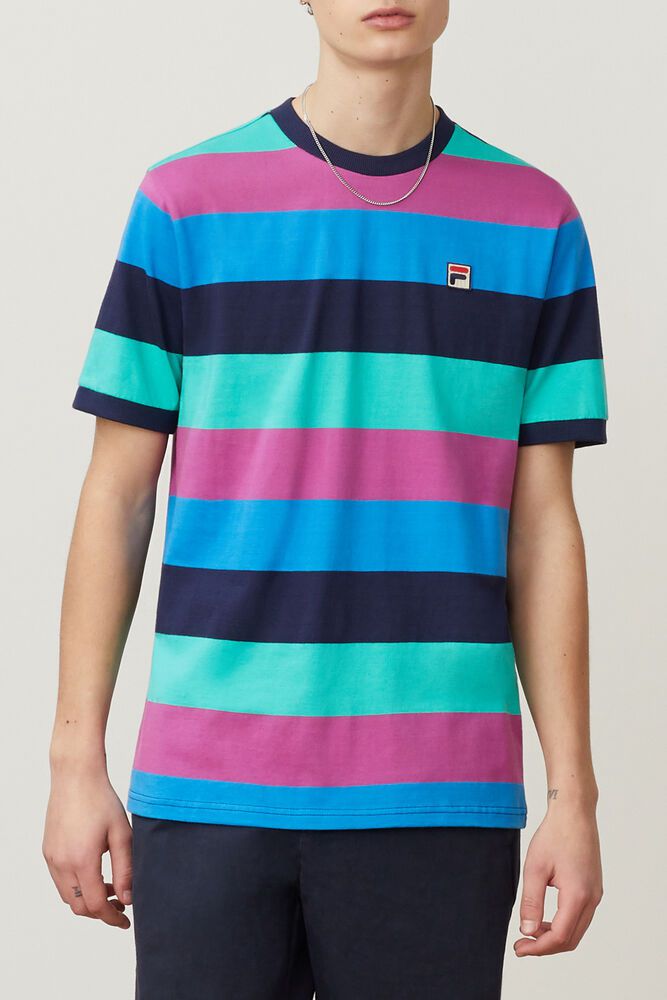 Fila Jabez T-Shirt Multicolor - Mens - 26853WNIQ